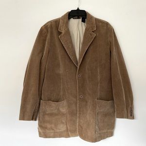 DKNY Jeans Men’s Corduroy Blazer Jacket - Tan - Size Medium